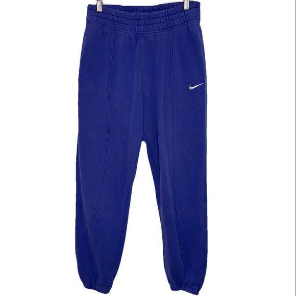 Nike Phoenix Fleece Purple Sweatpants Women’s Small Swoosh Athletic - Picture 1 of 16